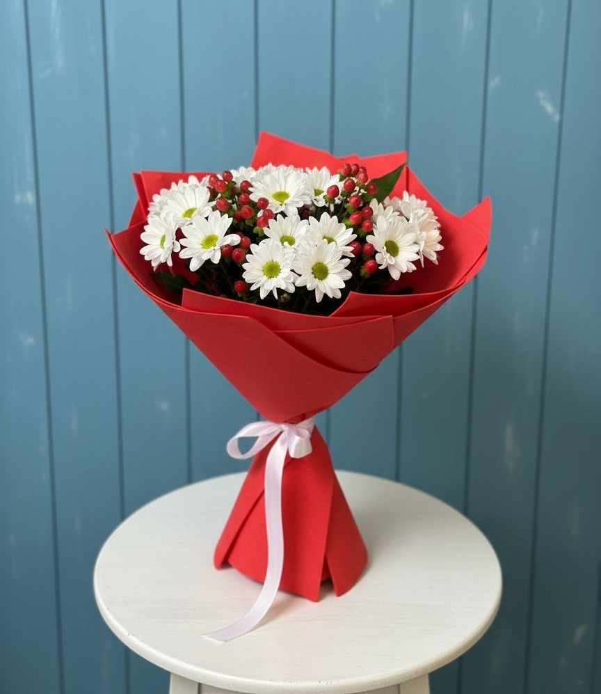 Букет цветов из: Хризантемы в Чемодановке