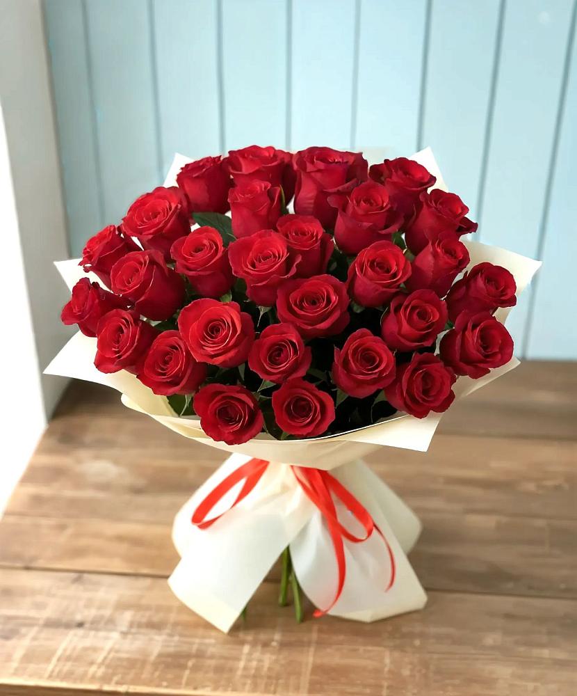 Букет 29 Красных роз в Чемодановке