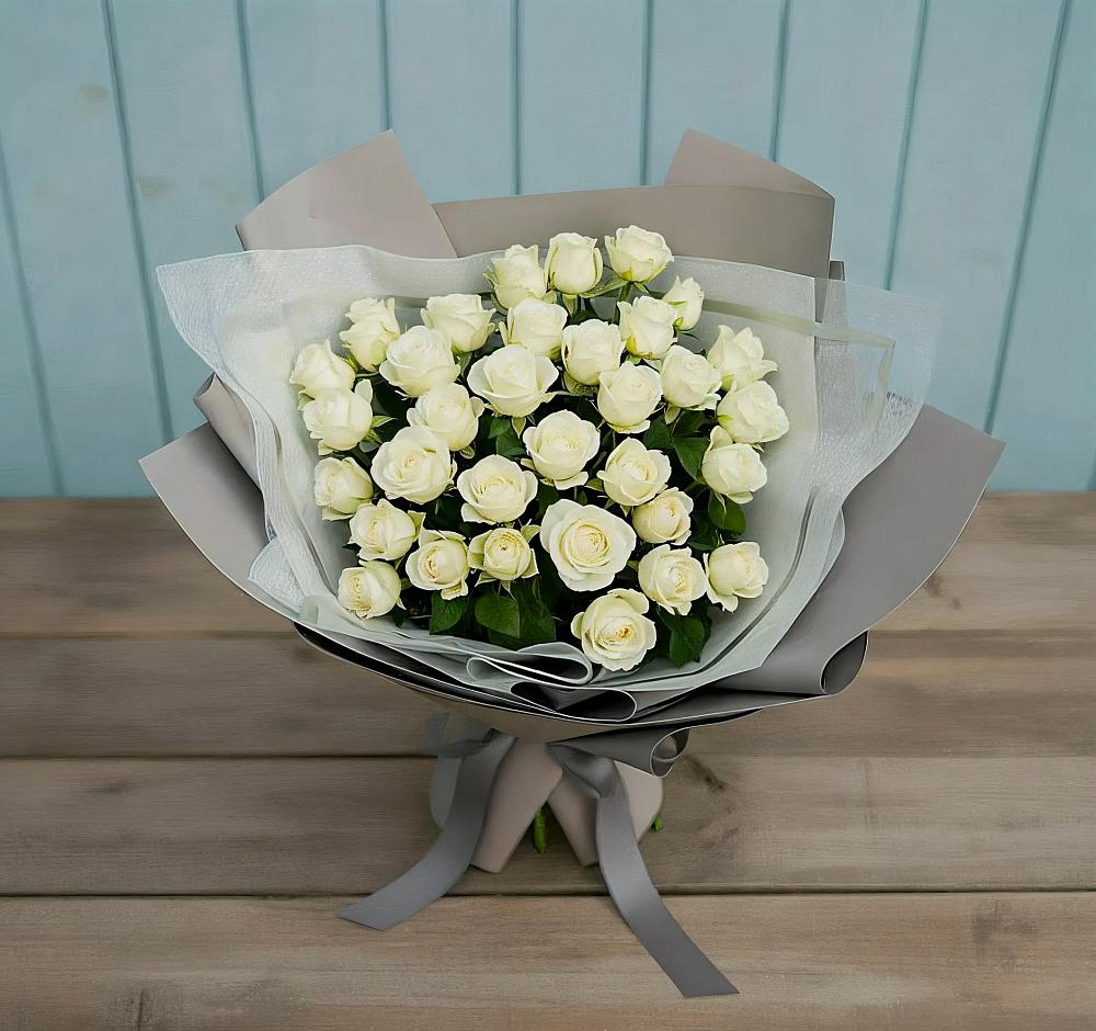 Букет Белоснежная нежность в Чемодановке