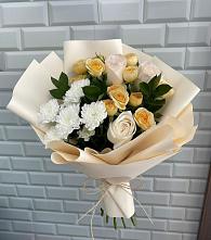 Букет цветов из:  Розы и Хризантемы в Чемодановке