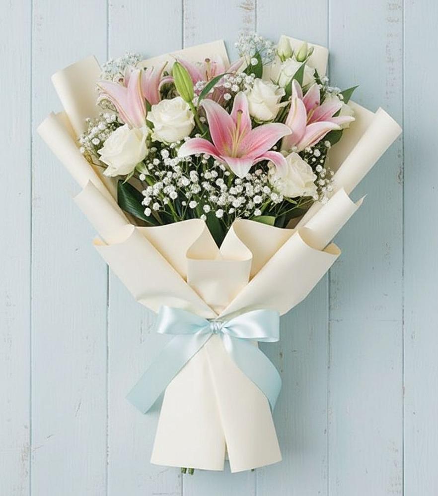 Букет цветов из: Лилии в Чемодановке