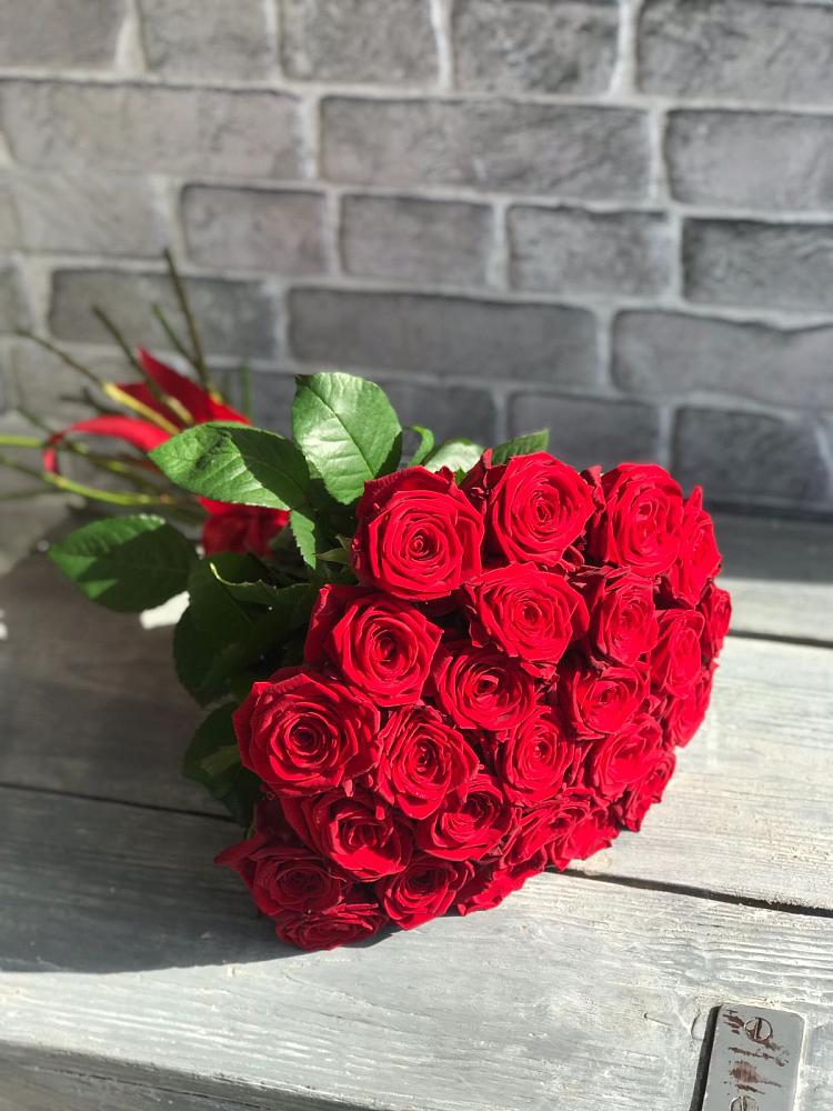 Букет Красные розы Фридом в Чемодановке