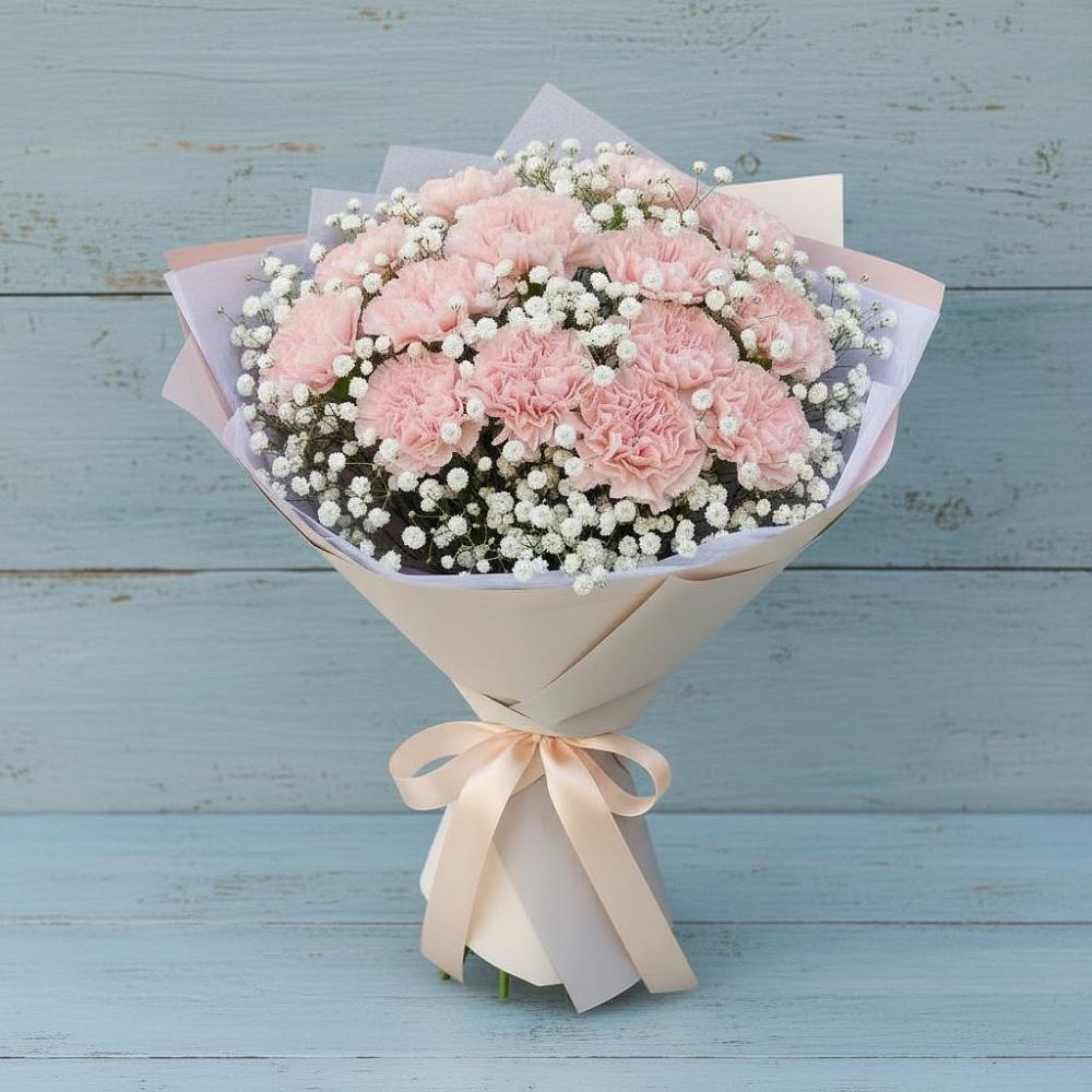 Букет цветов из: Гвоздики в Чемодановке