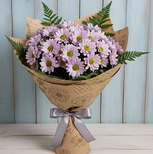 Букет цветов из:  Хризантемы #REPLACE_PRED# Чемодановке