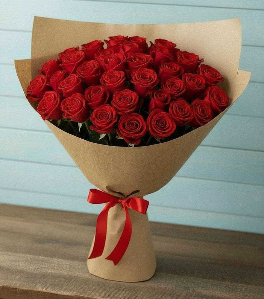 Букет Красные розы Милано в Чемодановке