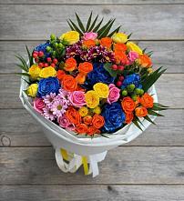 Букет цветов из:  Розы и Хризантемы в Чемодановке