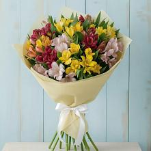 Букет цветов из:  Альстромерии #REPLACE_PRED# Чемодановке