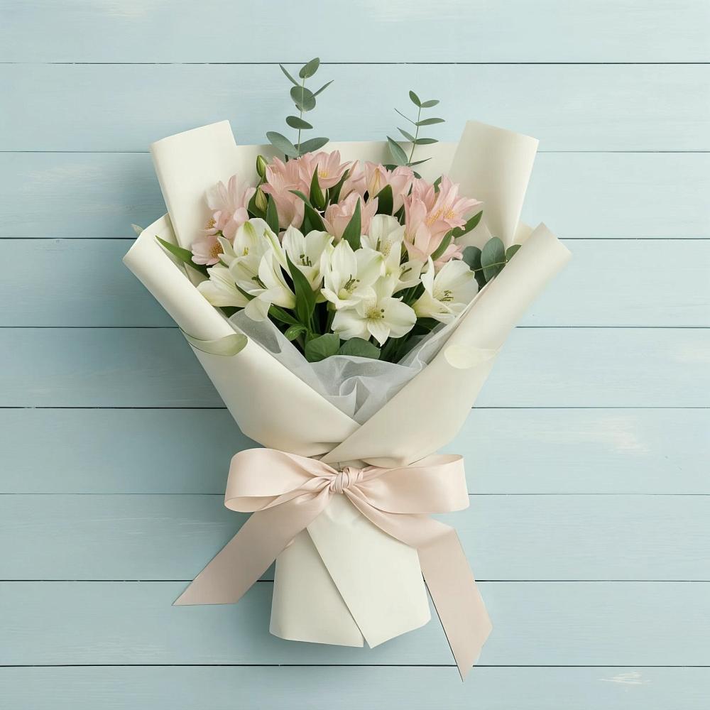 Букет цветов из: Альстромерии в Чемодановке