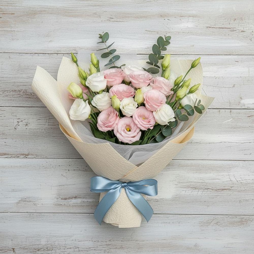 Букет цветов из: Лизиантусы в Чемодановке